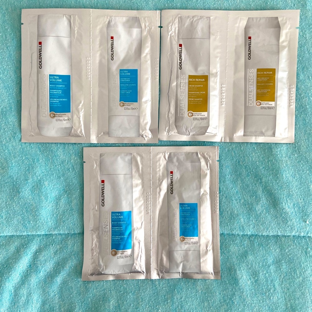 Goldwell Shampoo and Conditioner Samples